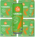 ZYN gurkemeje wellness drink (24 Pack), Mango Lychee Flavored gurkemeje drik med sort peber, ingen tilsat sukker, lav Carb & lav kalorie drik, ren alternativ