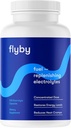 Flyby Electrolyte Erstatningstabletter - piller og kapsler til hurtig rehydrering, Inddrivelse, Keto & kramper - Salte, Magnesium, Kalium, Natrium - Paleo, Keto & Vegan Friendly - 100 kapsler