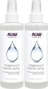 Now Solutions, Magnesium Topical Spray, from The Ancient Zechstein Seabed, Highly Concentrated, 8 Fl Oz (Pack of 2)