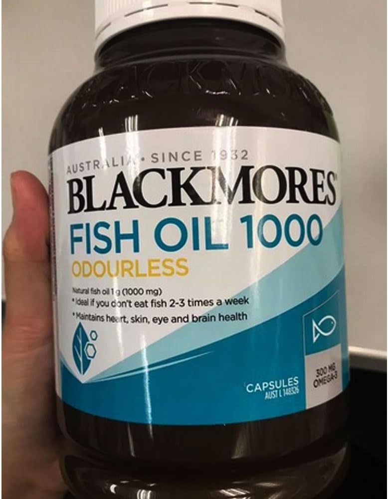 Blackmores Odourless Fish Oil 1000 60 Kapsler.