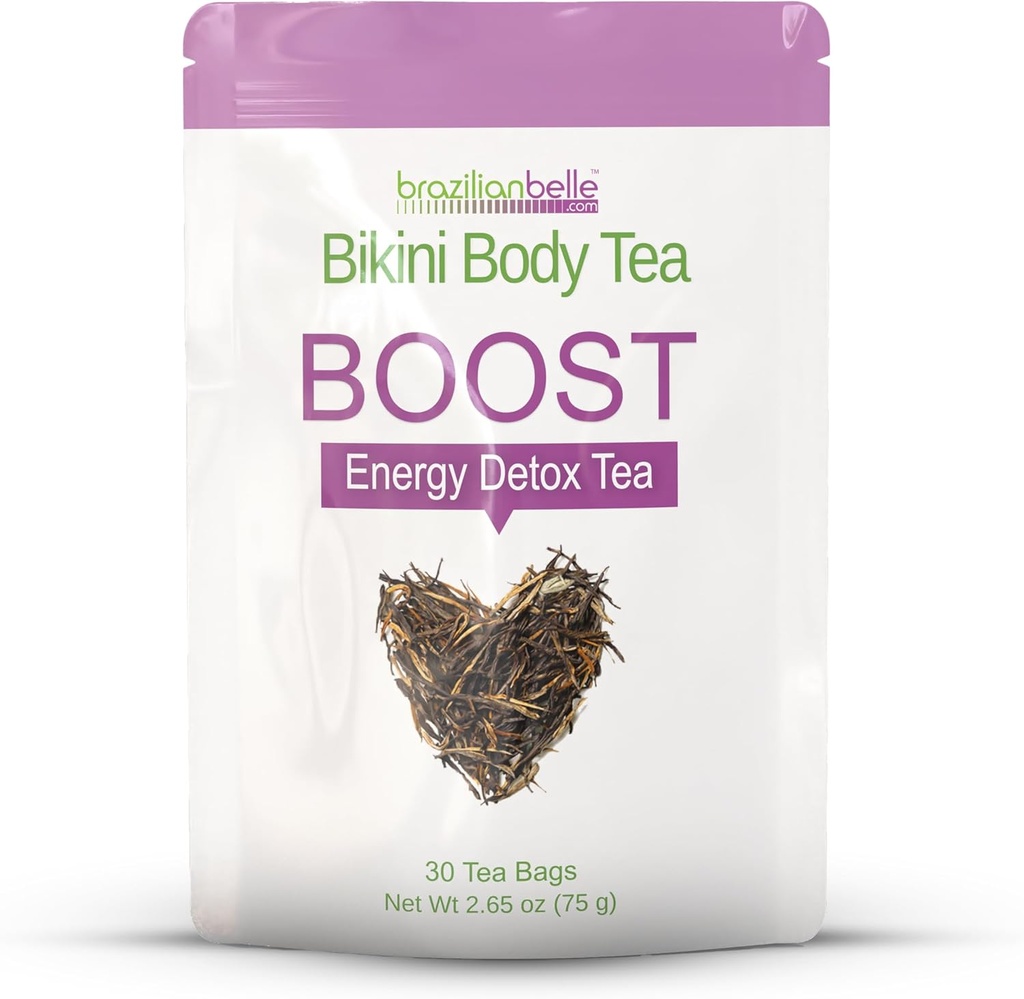 Bikini Kropslimning Detox Tea - Laxative- Gratis Colon Cleanse Tea til støtte for en sund vægt - Detox-te til Belly Bloating Relief. All Natural Herbal Tea Blend (30 ct)