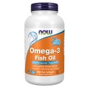 Now Foods Supplements, Omega-3 180 EPA / 120 DHA, Molekylært Destilleret, Cardiovaskulær Support *, 200- Fish Gelatine Softgels, Emballage kan variere