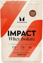 Myprotein Impact Whey Protein Isolate, 5,5 Lbs (79 Servere) Chokolade Glat, 25g Protein, 3,5g Glutamin & 6g BCAA Per Servering, Protein Shake for Muscle Strength & Recovery