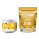 Ultima Replenisher Electrolyte Powder Drink Bundle - Sugar Free - Lemonade, 30 Serving Canister og 20 Stickpacks - 6 Electrolytes and Minerals - Keto Friendly, Vegan, Non- GMO