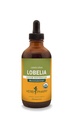 Herb Pharm Certified Organic Lobelia Liquid Extract til støtte for bevægeapparatet - 4 Ounce