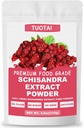 Premium Schisandra Extract 10: 1 Pulver, 100% Natural Powder, Ingen GMO, Ingen tilsætningsstoffer, Vegan