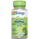 SOLARAY Nopal Prickly Pære Cactus 500 mg, med naturligt occurering kostfibre, antioxidanter, carotenoider og andre næringsstoffer, Vegan, 60 dages penge tilbage garanti, 100 Servere, 100 VegCaps