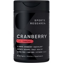 Sportsforskning Cranberry Fruit Complex Supplement - Softgels for Urinary Tract Health Support - svarende til 25.000 mg tranebær, Lavet med Pacran & Vitaminer C & E - Non- GMO & Gluten Free - 90 Greve