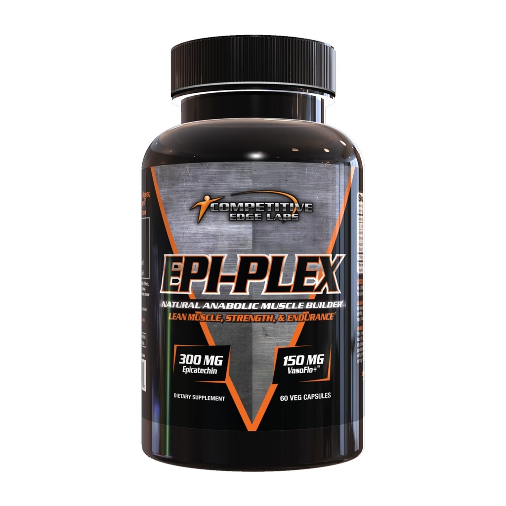 EPI- PLEX af Competitive Edge Labs (CEL): Premium Epicatechin Testosteron Booster for Muscle Growth & Lean Strength Gains 300 mg EPIPLEX