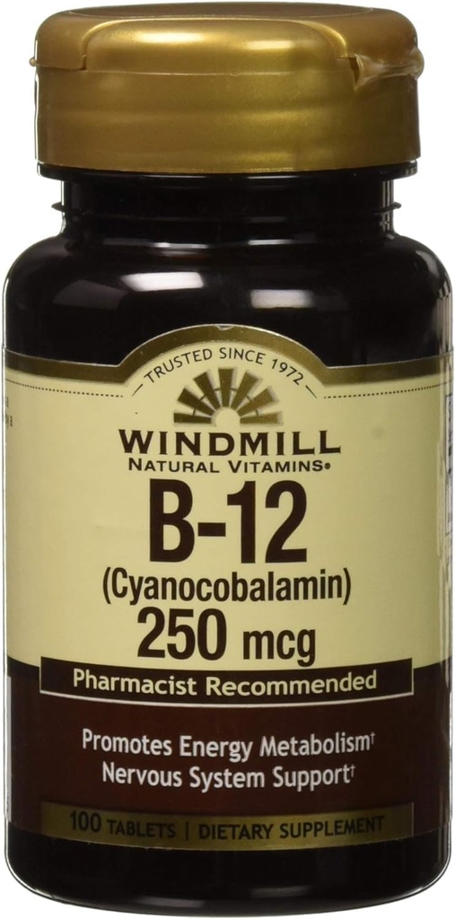 Vitamin B-12 TABS 100 Mcg WMILL Størrelse: 100