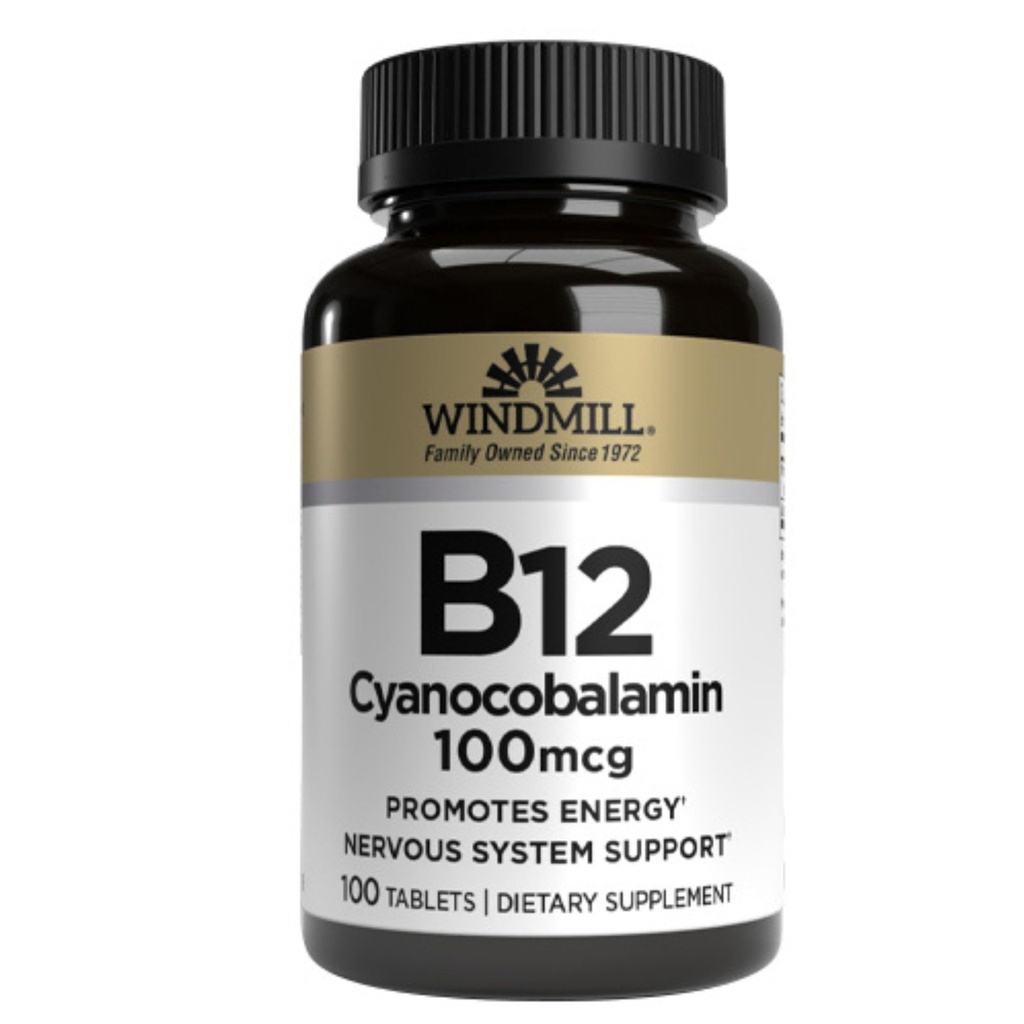 Vitamin B-12 TABS 100 Mcg WMILL Størrelse: 100
