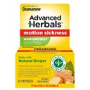 Fra Makers of Dramamin, Advanced Herbals, Non- Drowsy, Motion Sygdom Relief, Lavet med naturlige Ingefær, 18 Greve