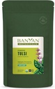 Banyan Botanicals Tulsi Powder - Organic Tulsi - Holy Basil (Ocimum Sactum) - Ayurvedic Adaptogen for Sund Lung Funktion og Fredelig Well- Being og * - ½ lb. - Ikke-GMO bæredygtigt sourcted Vegan