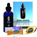 Omni Drop Program, Autentisk Omnitrition - Basic Bundle Inkluderer * * 4 oz Flaske Omni Drops med vitamin B12 Program Guide, prøver og en Snapgate 10 Ft. Carabiner Tape Mål
