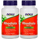 Nu fødevarer nu fødevarer, (2 Pack) Rhodiola, 500 mg, 60 Veg kapsler