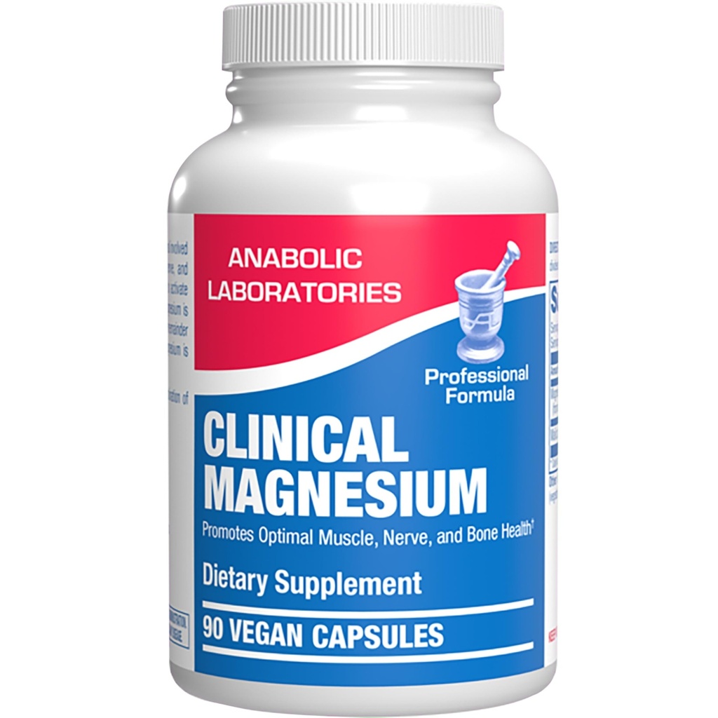 Triple Magnesium Complex 400 Mg - Clinical Formel Chelated Magnesium Supplement med Glycinate Malat og Citrate for Optimal Muskelnerve Bone & fordøjelsessygdomme Support - 1 Måned Supply