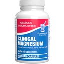 Triple Magnesium Complex 400 Mg - Clinical Formel Chelated Magnesium Supplement med Glycinate Malat og Citrate for Optimal Muskelnerve Bone & fordøjelsessygdomme Support - 1 Måned Supply