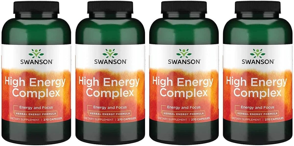 Swanson Ultra High Energy Complex 270 kapsler (pakning med 4)