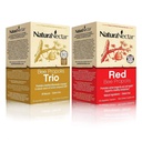 NaturaNectar Natural Bee Propolis Bundle - Trio og Red Propolis - til immunforsvar og cardiovaskulær støtte og en sund metabolisme * - 60 kapsler per flaske