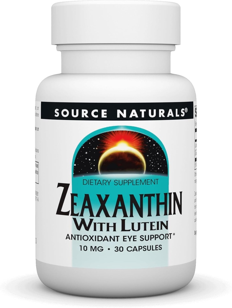 Kilde Naturals Zeaxanthin med Lutein Kapsler, 30 CT