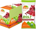 PROBAR - BOLT Organic Energy Chews, Cranberry Pomegranate, Non- GMO, Gluten- Free, USDA Certified Organic, Sund, Natural Energy, Fast Fuel Gummies med Vitaminer B & C (12 Greve)