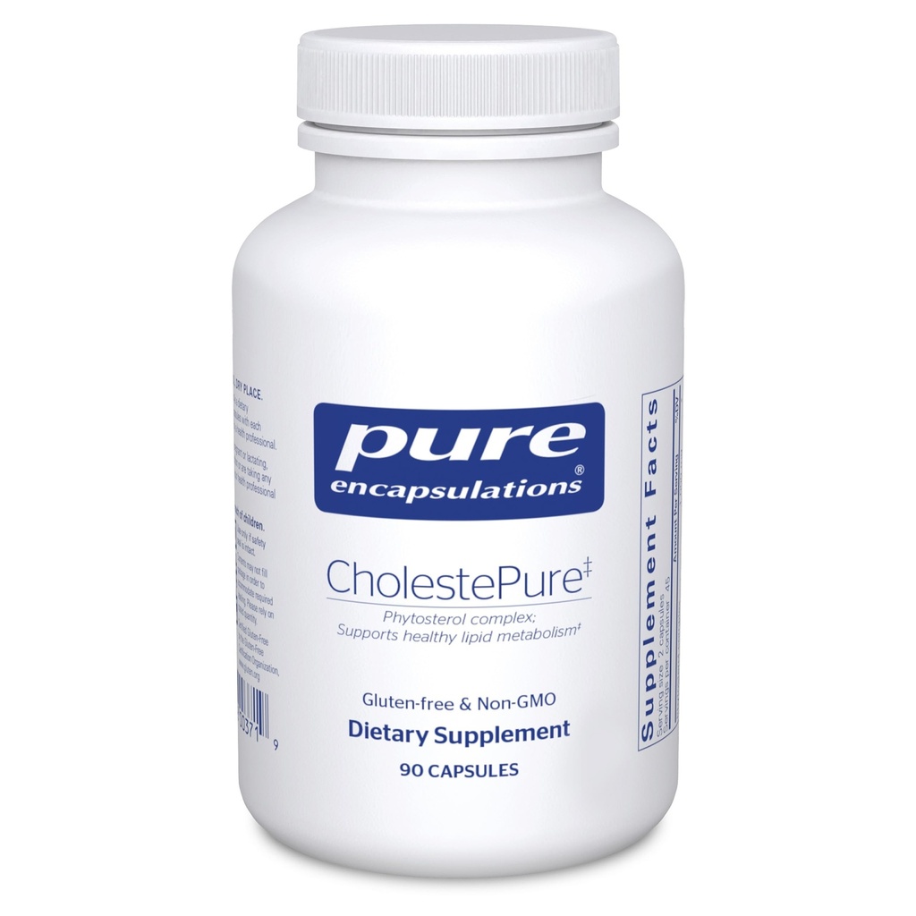 Pure indkapslinger CholestePure; supplement til støtte Cardiovaskulær sundhed, enzymer funktion, og Lipid Metabolisme *
