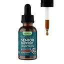Animal Essentials Senior Support for Dogs & Cats Supplement - Milk Thistle, For Old Cats & Dogs, Pet Nyre Support, Herbal Supplement - 2 Fl Oz