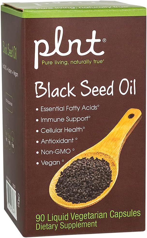 Plnt Black Seed Oil Capsules (90 flydende Veggie Capsules)