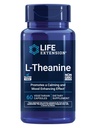 Life Extension L- Theanin, Amino Acid theanin, Calm, Afslapning, Mood, Gluten- Free, Non- GMO, Vegetar, 200 mg, 60 Kapsler