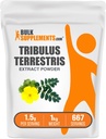 BulkSupplements.com Tribulus Terrestris Extract Powder - Tribulus Terrestris Supplements, Herbal Supplement - Gluten Free, 1,5 g per Serving, 1kg (2.2 lbs) (Pack of 1)