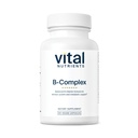 Vital Nutrients Vitamin B-Complex B124; Vegan High- Potency Metyleret B Complex Vitamin B124; B Vitamin Support Energy Production, Metabolisme, og Heart Health *