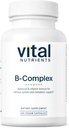 Vital Nutrients Vitamin B-Complex B124; Vegan High- Potency Metyleret B Complex Vitamin B124; B Vitamin Support Energy Production, Metabolisme, og Heart Health *