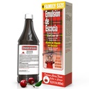 Emulsión de Escocia med cod lever olie - Cherry flavor - Vitamin A, D, E & B1 for immun- og leverstøtte - Flydende supplement til børn - 15.3 Fl Oz Buddy 124; 1- Pack