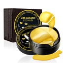 Under Eye Patches, 24K guld øje maske, 60PCS under Eye Mask, Collagen Gel Pads Patch Behandlinger for lysere Wrinkles Puffy øjne mørke cirkler Anti- Aging Moisturizing, Fine Lines Eye Tasker Kvinder Mænd