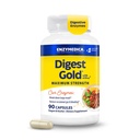 Enzymedica Digest Gold + ATPro, Maksimal styrke, Fastvirkende, Hjælper Digest Store Måltider, for Bloating and Gas, 90 Kapsler