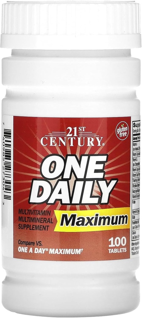 21 Century One Daily, Maksimum, 100 tabletter