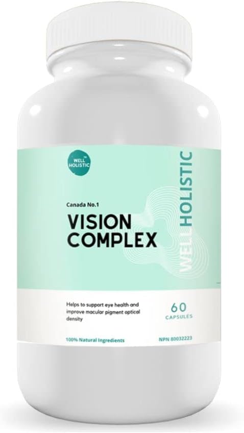 Vision Complex 60 kapsler - Eye Vitamin & Mineral supplement, indeholder Lutein, C-vitamin, Quercetin, Bilberry & Citrus Bioavonoider