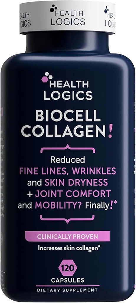 Health Logics BioCell Collagen fælles og hudpleje 120 kapsler