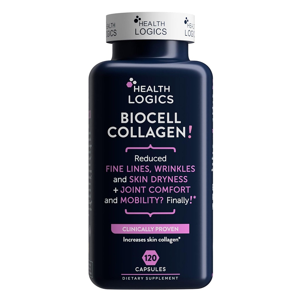Health Logics BioCell Collagen fælles og hudpleje 120 kapsler