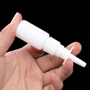 2 stk Tomme genopfyldelig hvid plast Medical Nasal Spray Flasker Pumpesprøjte Container Hætteglas Pot til saline vand vask applikationer Deft Design Sinus Medicin