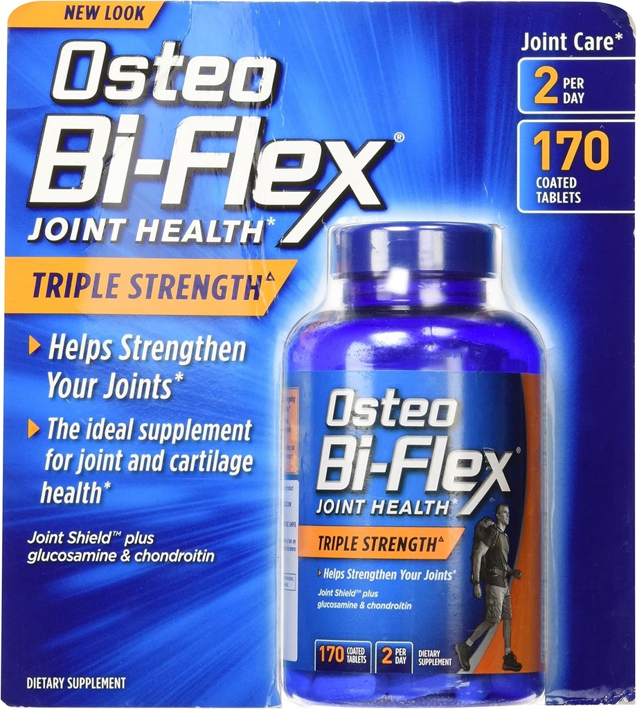 Osteo Bi- Flex tredobbelt styrke - 170 kapsler