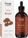Fodring Hyperfood- Original Canadian Wild Reishi Mushroom Superfood Liquid Supplement Extract Tinktur, Vegan, Non- GMO, Forbedrer immunsystemet og stress Response, Natural Calm, 118ML