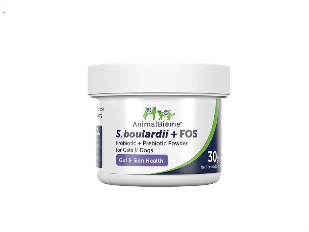 AnimalBiome S boulardii + FOS til katte og hunde Probiotisk Prebiotisk - 30g