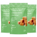 Fejre Vitaminer Bariatric 500 mg Calcium Citrate Soft Chews med 500 IE D3 Vitamin - Essential for Gastric Bypass Patienter & Knoglehelbred - Sugar & Gluten Free, Caramel (270 Chews)