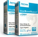 Jarrow Formulas Ideal Bowel Support - 10 Billion Organisms Per Serving - 30 Veggie Caps, Pack of 2 - Bowel Support - Reduces Bloating?, Gas & Intestinal Discomfort - Up to 60 Total Servings