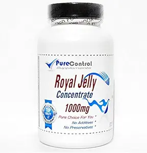 Royal Jelly koncentrat 1000mg / / 200 kapsler / / Pure / / af PureControl kosttilskud