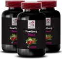 Rooted in Nature - HAWTHORN Extract - Berry Boost, Ancient Leaf Extract, Flora 's Berry Magic, Botanical Wild Berry, Traditional Leaf, Høst Blend, Leaf Power Tradition 3 flasker 180 kapsler