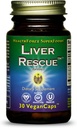 HealthForce SuperFoods Leverredning - Natural Lever Cleanse - med mælk tidsel & Mælkebøtte Root - Glutenfri & Vegan - 30 kapsler