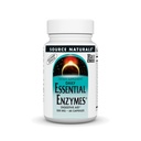 Source Naturals Essential Enzymes 500mg Bio- Aligned Multiple Enzyme Supplement Herbal Defense for Fordøjelse, Gas, Forstoppelse & Bloating Relief - Understøtter immunsystemet * - 60 Vegetariske kapsler