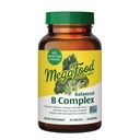 MegaFood Balanced B Complex - B Complex Vitamin Supplement, 8 B Vitamin herunder B6-vitamin, B12-vitamin, Folate, Biotin & mere, Understøtter Cellular Energy Production, Vegan, Gluten Free - 30 tabletter
